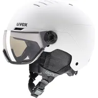 Uvex Skihelm Wanted Visor Pro V Unisex White Matt-58 - 61 cm