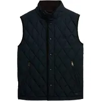 Superdry für Herren. M5012273A Steppweste navy (XXL), Lässig, Recyceltes Polyester, Nachhaltig, Marine