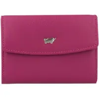 Braun Büffel Minigeldbörse JOY RFID Mini Geldbörse slim 3 Kartenfächer violett Damen - Leder