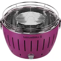 LotusGrill G280 Holzkohlegrill rauchfrei, pflaumenlila