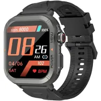 Blackview W30 (Connected Watch - 1.91" - Integriertes Mikrofon) Schwarz