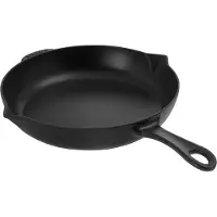 Staub Pans Bratpfanne, 26 cm | Schwarz | rund | Gusseisen