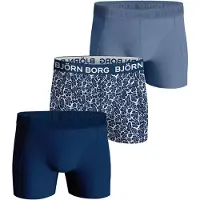 Björn Borg Boxershort Cotton Stretch Boxer 3 Multipack 4 Herren Blue (3er-Pack)-M