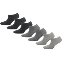 Camano Sneakersocken "ca-soft", Damen, Gr. 35-38, grau (grautöne, meliert), Baumwollmischung, meliert, normal, Socken Sneakersocken, mit weichem Komfortbund ohne drückende Nähte