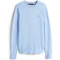 Tommy Hilfiger Pima Cotton Cashmere Sweater Vessel Blue Heather Größe: S | Pullover Outlet | Herren | Blau