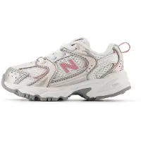 New Balance Unisex für Kinder. IZ530V1 Sneaker 530 Bungee weiß (17), Wohnung, Schnürsenkel, Lässig, Masche, Kinderbekleidung