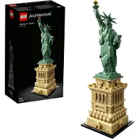 LEGO Architecture Freiheitsstatue, großes Set, Modellbausatz, New York Souvenir, eignet sich als Home- und Büro-Deko, Geschenkidee für Kinder und Erwachsene 21042