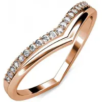 MYC Paris Tiryns Ring - Roségold und Kristall