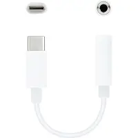 Nanocable 10.24.1205-W, 3.5mm, Weiblich, USB Typ-C, Männlich, 0,11 m, Weiß