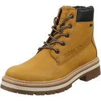 Tom Tailor Schnürstiefel Beige