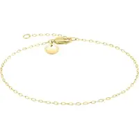 Liebeskind berlin Armband "Schmuck Geschenk Gold 375 Armkette Gold Collection", gold (gelbgoldfarben), Armbänder, Damen, 18,5cm, Gelbgold 375, Armband