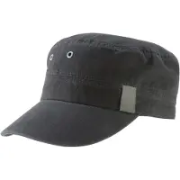 Chillouts Army Cap "Dublin Hat", Herren, schwarz, Canvas, Baumwolle, unifarben, Caps Army Cap, Größenverstellbar, temperatur- und feuchtigkeitsregulierend