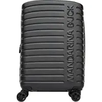 Mandarina Duck Flyduck - 4-Rollen-Kabinentrolley 55 cm erw. (black)