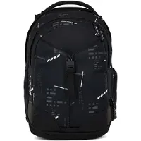 Satch Schulrucksack mit Laptopfach Match Ninja Matrix schwarz