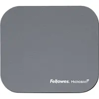 Fellowes Mauspad 59340, silber, 232 x 199 mm, Stoff