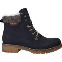 Rieker Schnür-,Zug-u.Schnallenstiefel in blau, Gr. 40