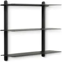 Gejst Nivo Regal Large A Schwarz Ask/Schwarz - , Schwarz, Holz