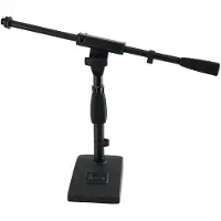 Gator GFW-MIC-0821, Desktop-Mikrofonständer, U-Fuß, Schwarz, Stahl, 19,8 mm, 10,9 cm
