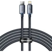 Baseus Crystal Shine Series Fast Charging Data Cable Type-C to iP 20W 2m Black