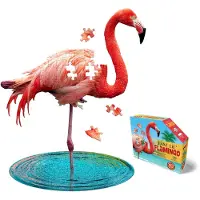 Sonstige Verlage Madd Capp Shape Puzzle Junior Flamingo 100 Teile
