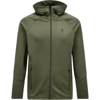 Peak Performance Sweatjacke Rider Essentials Midlayer Zip Hood Herren Pine Needle Pine Needle-XXL