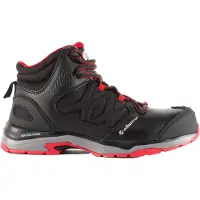 Albatros Sicherheitsstiefel ULTRATRAIL BLACK MID Größe 45 schwarz / rot - 63.620.0-45