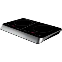 Ardes AR1F602 Kochfeld Schwarz, Silber Arbeitsplatte 59 cm Zonen-Induktionskochfeld 2 Zone(n)