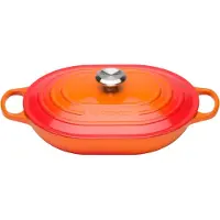 Le Creuset Signature Oblong 31 cm Ofenrot