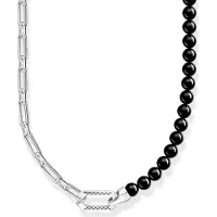 Thomas Sabo Kette Onyx Beads
