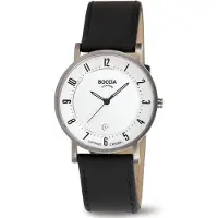 Boccia Herrenuhr Titanium 3296-01 Quarz, Uhr ohne Stein