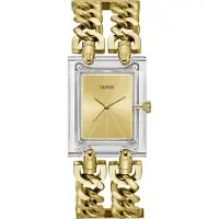 GUESS Damen Armbanduhr MOD HEAVY METAL gold 29 mm GW0669L1