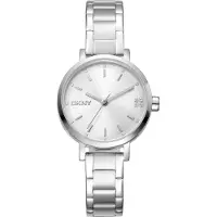 DKNY Damenuhr Quarzuhr silber onesize Damen 30 DK1L038M0045, DK1L038M0055