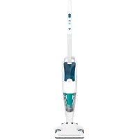 Rowenta RY7757, Aufrechter Dampfreiniger, 0,47 l, Weiß, Blau, 7,5 m, 0,47 l, 0,3 l