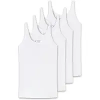 Schiesser Damen Trägertop, 4er Pack - Single Jersey, Serie 95/5, uni