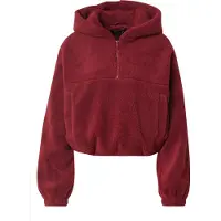 ONLY Fleecejacke "ONLSIENA TEDDY ANORAK LIFE CC OTW", Damen, Gr. L, rot (cabernet), Web, Obermaterial: 100% Polyester, unifarben, regular fit, Bündchen, Jacken Fleecejacke