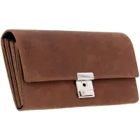 Alassio Kellnerbörse aus Hunter-Leder braun
