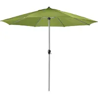 Doppler , Sonnenschirm / Kurbelschirm "Active Kurbel 380", fresh green, Ø 380 cm