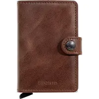 Secrid Miniwallet Portemonnaie brown Vintage leather