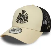 New Era Mesh Trucker Snapback Cap - Newcastle United Beige