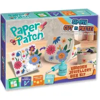 Strigo Papier-Patch-Decoupage-Set – Holzkiste