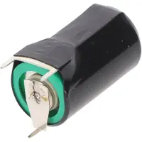 Varta 6127 CR1/2AA Lithium Batterie passend für Theben Sensor 883031, Theben Schaltuhr 612 S, TR664 T2, Pluskontakt 2er Print, Minuskontakt 1er Print, stehend