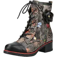 LAURA VITA Racheleo 04 Damen Schnürstiefel in Mehrfarbig, Größe 38