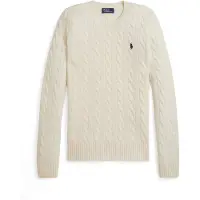 Ralph Lauren für Damen. 211971865001 Pullover aus Wolle und Kaschmir in Gebrochenweiß (XL), Lässig, Langarm