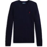 Ralph Lauren für Damen. 211971865003 Pullover aus Kabelwolle navy (XS), Lässig, Cachemir, Marine