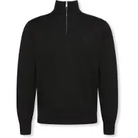 Calvin Klein Herren Pullover & Cardigans Ls 100% Merino Qz 14gg - Zwart - Größe S