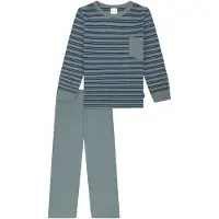 Schiesser Pyjama Nightwear 2 in mineral | Gr.: 104