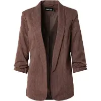 Pieces Pcbosella 3/4-arm Nadelstreifen Blazer | Braun | XL