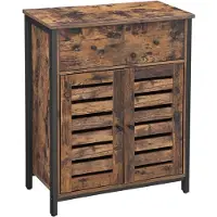 Vasagle Kommode Sideboard, mit Regalebene und Schublade, 70 x 30 x 80 cm