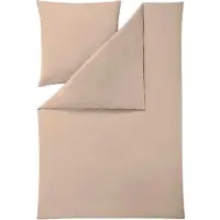 Estella Mako Interlock Jersey Bettwäsche Uni Takoma 155x200 cm + 80x80 cm bahama