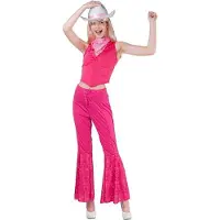 GoDan S.A Erwachsenenkostüm Pink Cowgirl Grösse S